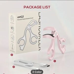 Precision Heated Eyelash Curler in White